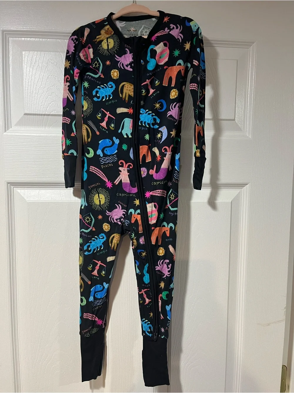 NWOT Little Sleepies 18-24m Star Signs Zodiac Print One-Piece Pajama